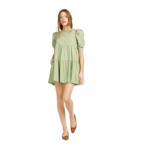 Danielle Bernstein Women's Baby Doll Mini Dress